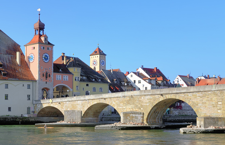 Donaubrücke in Regensburg